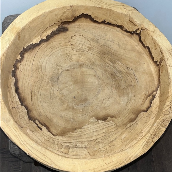 Rustic Wooden Handmade Bowl - Picture 10 of 10